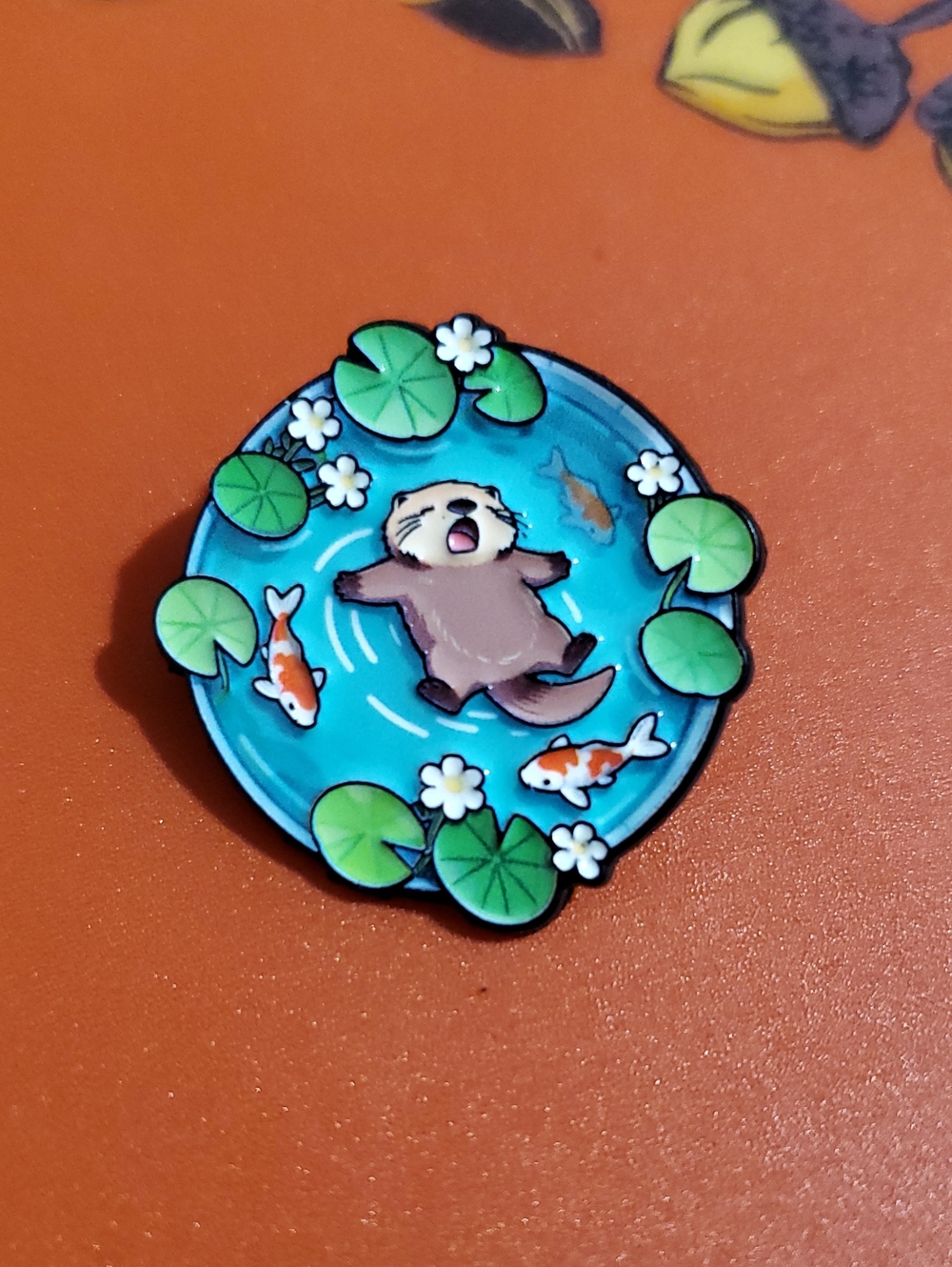 Otter Pond Enamel Pin